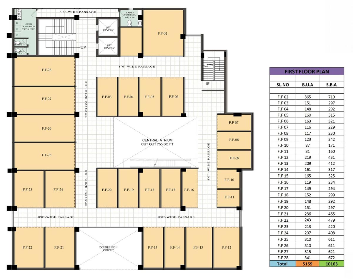 100 Pacific Mall Floor Plan Queue Point Dubailand Floor