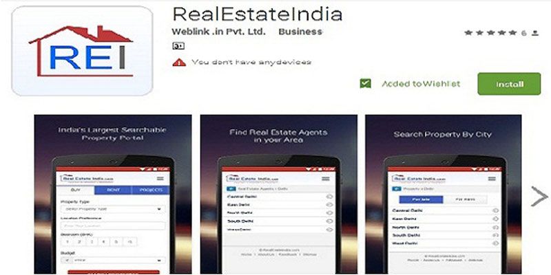 RealEstateIndia Applications