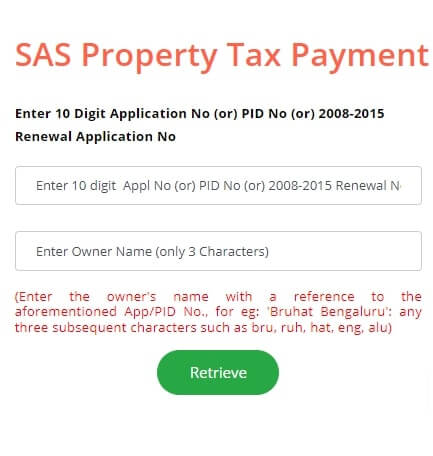 BBMP Property Tax System