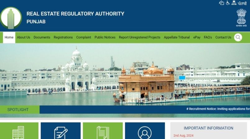 RERA Punjab Registration - How to Pay @rera.punjab.gov.in (2026)