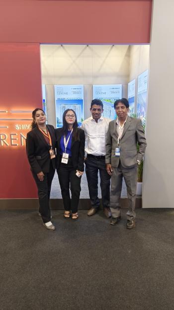 Morin Property Team at Exhibition Stall