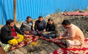 DELTA SQUARE-1 BHUMI PUJAN