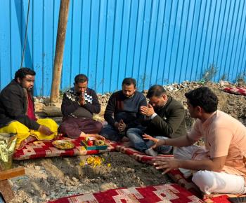 DELTA SQUARE-1 BHUMI PUJAN