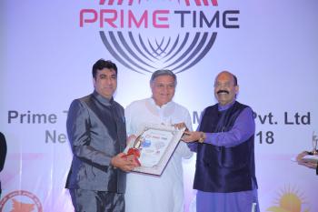 Global Business leadership Awards 2018 - Best realestate Consultant in bangalore- By Prime Time Research Media Pvt Ltd-at Holiday inn Intl airport New Delhi on 19-aug-2018 presented by Mr Yoganand Shastri ji and Mr Amar Singh Ji