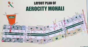 plots available in aero city mohali all sizes