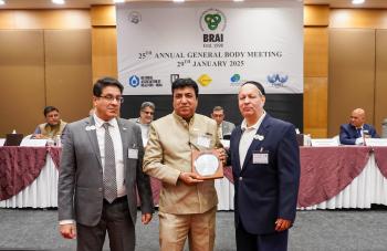 Recognition for Outstanding achievement in Real estate markieting for yr 2023- to Vishal V Parwani SSB Properties - presented by Bangalore Realtors Association-India - 2023-presented by Mr NRB Garda & Mr Zahid mehmood