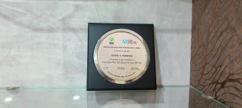 Recognition for active  contribution as deputy zonal head - west-for yr 2024-25- to Vishal V Parwani SSB Properties - presented by Bangalore Realtors Association-India - 2024
