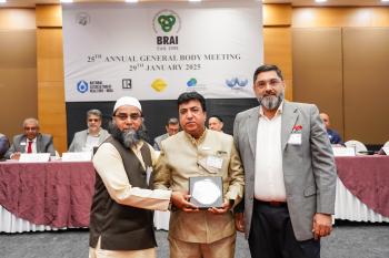 Recognition for active contribution as deputy zonal head - west-for yr 2024-25- to Vishal V Parwani SSB Properties - presented by Bangalore Realtors Association-India - 2024 presented by Mr Ibrahim Sait and Mr Wasim Tahir