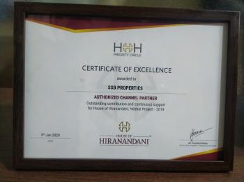Recognition for Outstanding sales achievementBy House Of Hiranandani (HOH)
