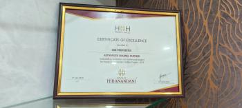 Recognition for Outstanding sales achievementBy House Of Hiranandani (HOH)