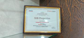 SSB Properties is Recognized and apreciated under companies in Focus 2019- By Business Connect- as admirable Growth abd Differentiating Factors in Realestate Scenario