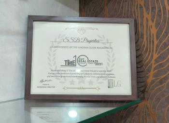 SSB Properties is Recognised as the top 10 Realestate Brands to watch for the year 2021 - presented by t- The Leaders Global