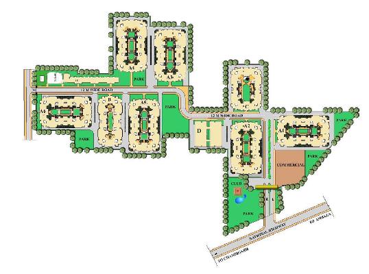Omaxe Greens, Dera Bassi - 2/3 Bedroom Apartments