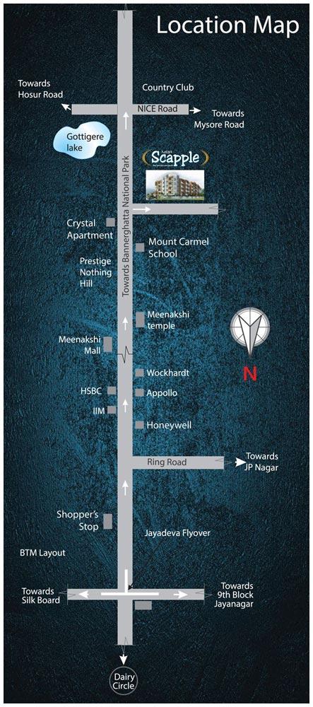 MBR Scapple, Bangalore - 1,2,3 BHK Flats