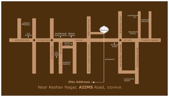 Mannant Embassy, Jodhpur - 2 BHK Flats