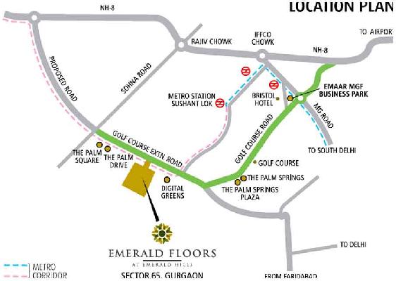 Emerald Floors in Emerald Hills, Gurgaon - Residential Homes