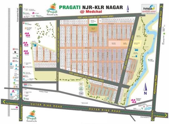 Pragati NJR KLRs Nagar, Hyderabad - Residential Plots