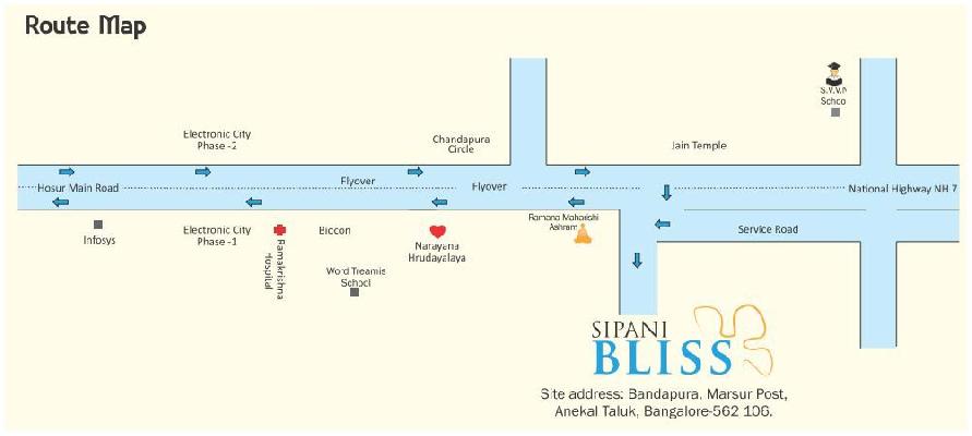 SIPANI BLISS 2, Bangalore - 1,2,3 BHK Flats