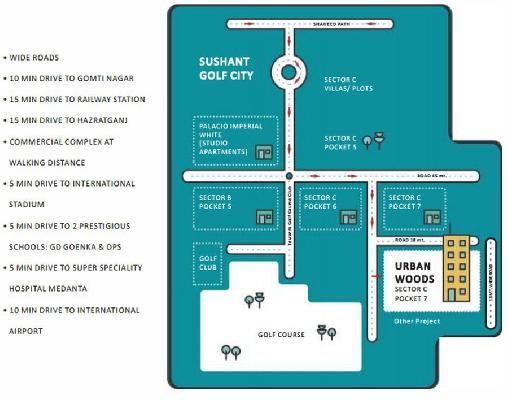 Urban Woods, Lucknow - 2 & 3 BHK Flats