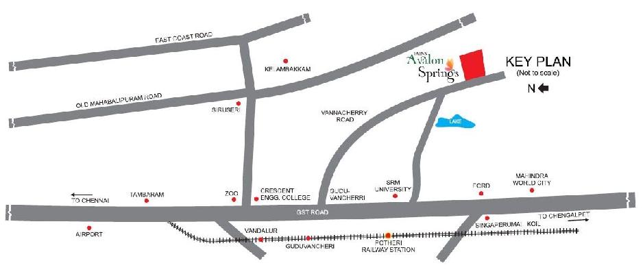 Jains Avalon Springs, Chennai - 2 & 3 BHK Apartments