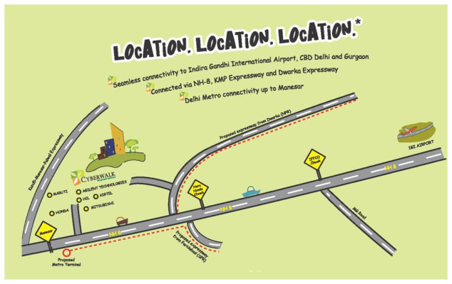 Cyberwalk, Gurgaon - Multiple Office Spaces