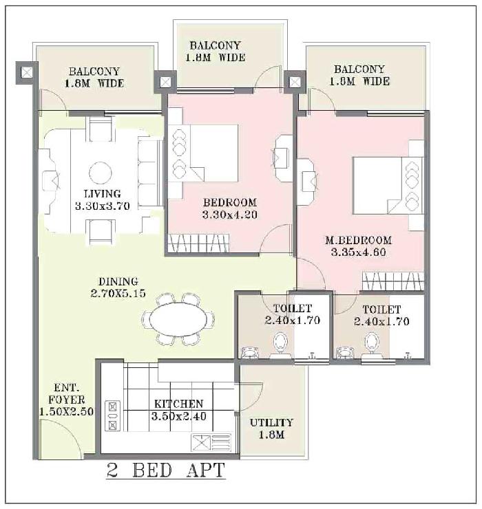 Esteem Classic, Bangalore - 2 & 3 BHK Residential Apartments