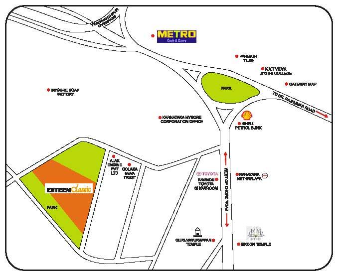 Esteem Classic, Bangalore - 2 & 3 BHK Residential Apartments