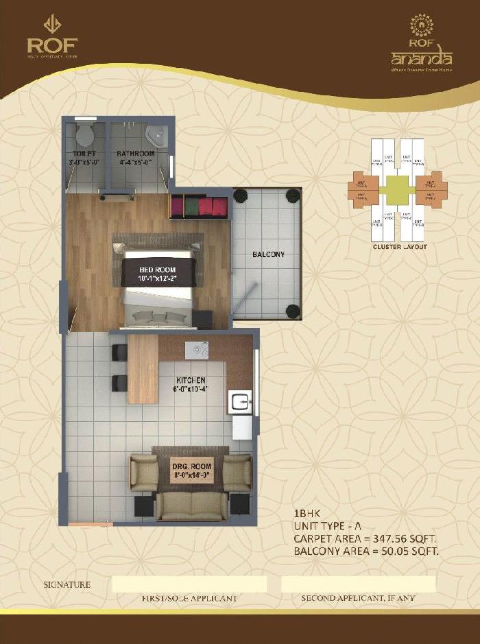 ROF Ananda, Gurgaon - 1 BHK, 2 BHK & 2 BHK + Study apartments