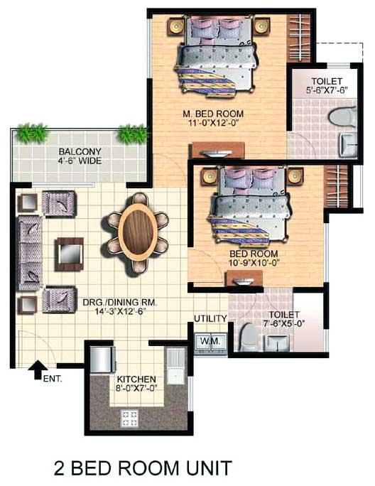 Ridge Residency, Noida - 2 & 3 BHK Residential Apartments
