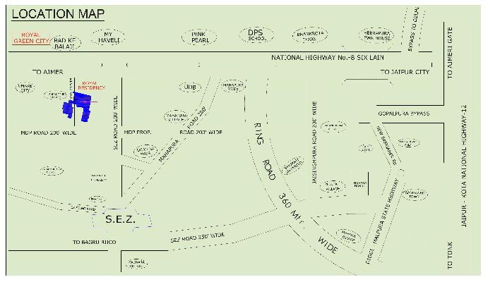 Royal Residency, Jaipur - Residential Plots for sale