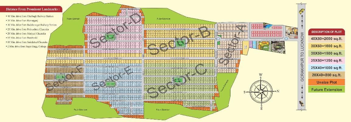 Angel Homes, Lucknow - Residential Plots for sale