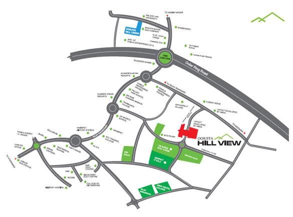 Oorjita Hill View, Hyderabad - Oorjita Hill View