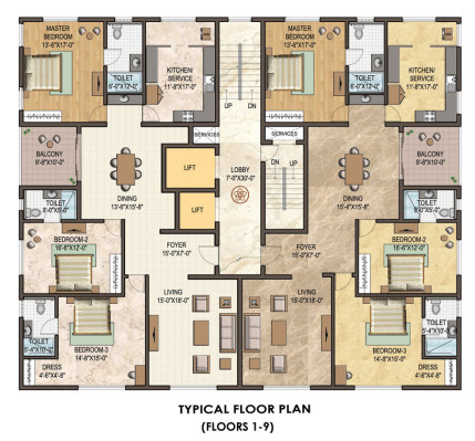 Shanti Avalon Cove, Chennai - 3 BHK Residential Apartments