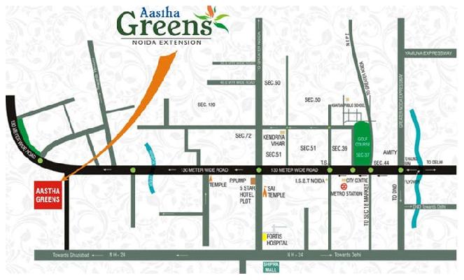 Aastha Greens, Greater Noida - Residential 2 & 3 Bedroom Flats