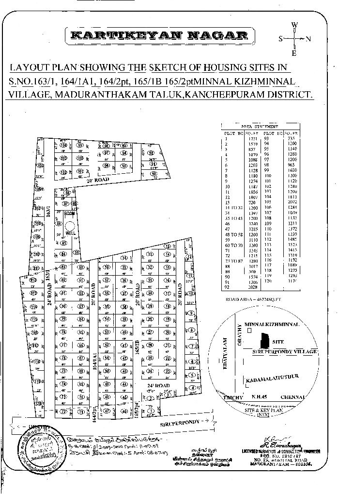 Deepam Karthikeyan Nagar, Chennai - Residential Plots