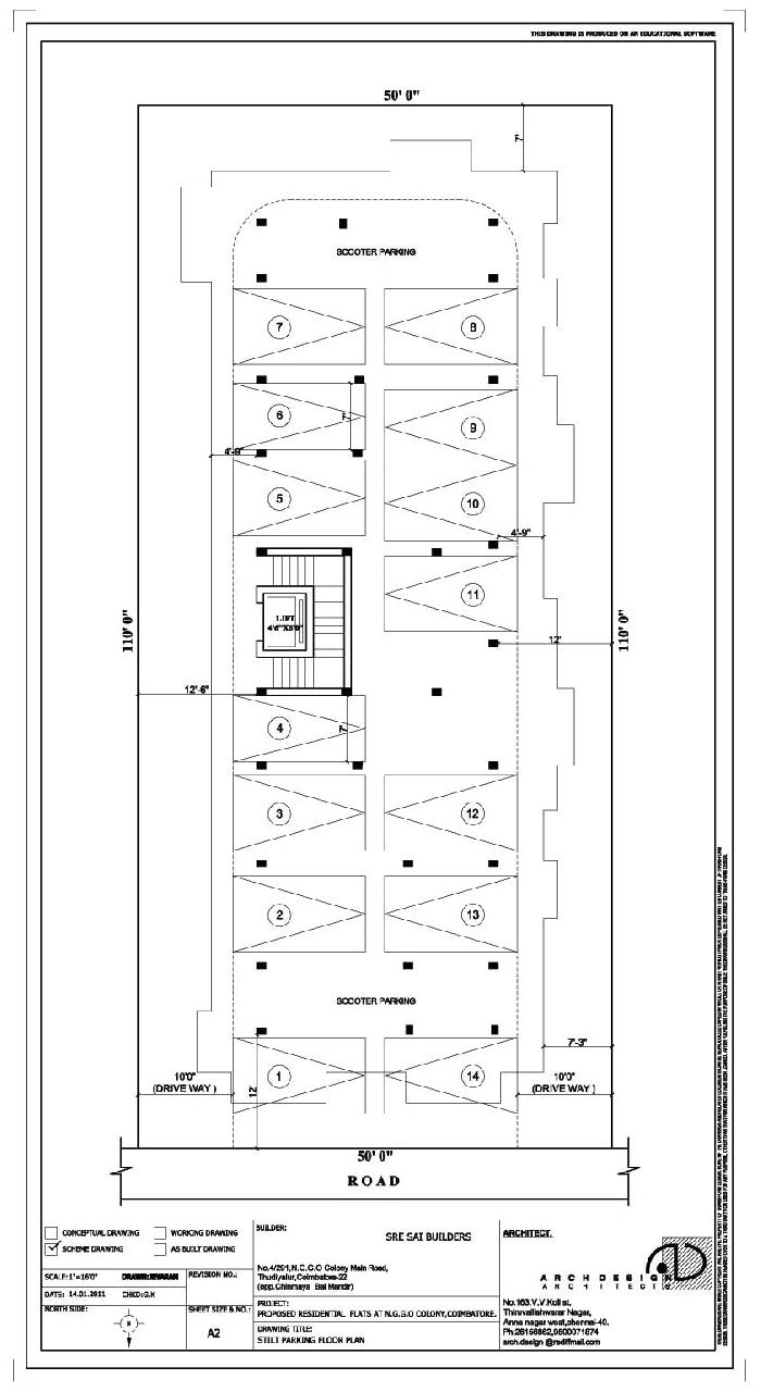 Sai Ratha, Coimbatore - 2 BHK Apartments