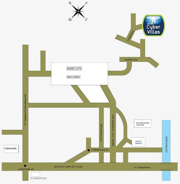 Galaxy Cyber Villas, Kochi - Galaxy Cyber Villas