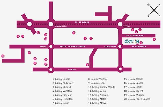 Galaxy Oxton, Kochi - Galaxy Oxton