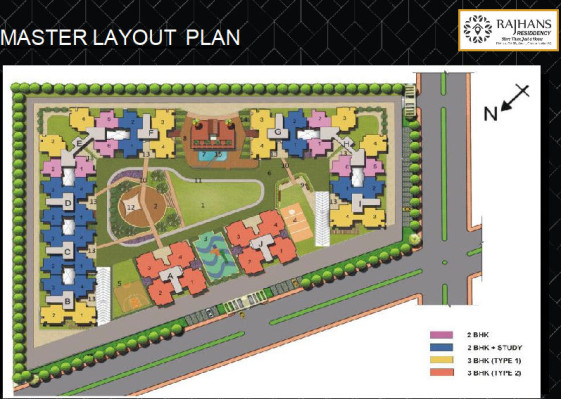 Rajhans Residency, Greater Noida - 2/3 BHK Apartment