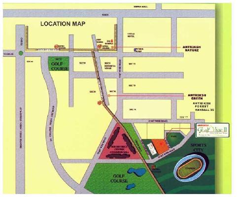 Antriksh Golf View-II, Noida - 2, 3 & 4 BHK Apartments