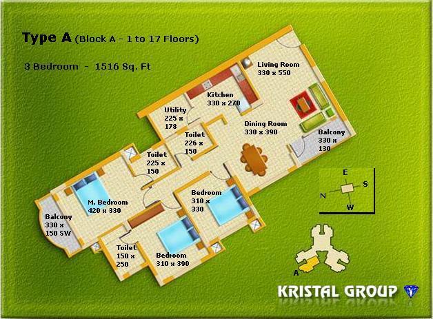 Kristal Emerald, Kochi - Kristal Emerald