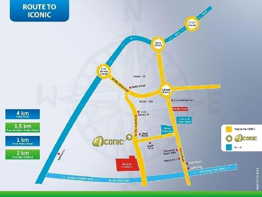 Iconic, Gurgaon - Office Space & Serviced Apartments