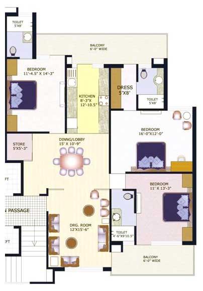 Chinar Heights, Panchkula - Residential Flats & Apartments