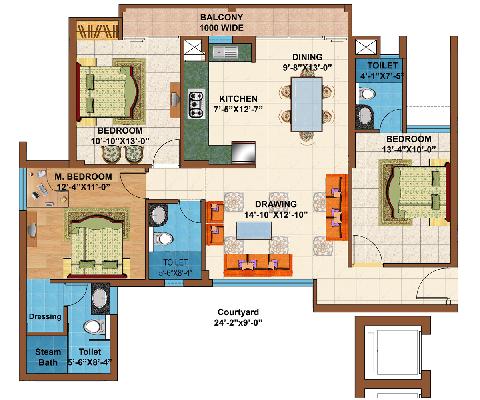 Samiah Melrose Avenue, Lucknow - Samiah Melrose Avenue