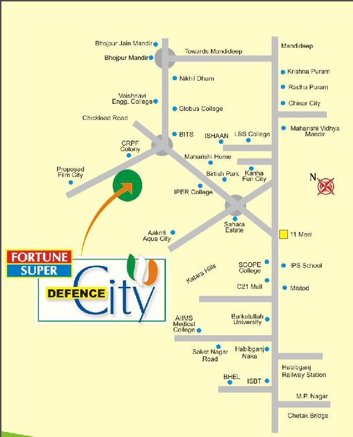 Super and Developers City Fortune, Bhopal - Super and Developers City Fortune