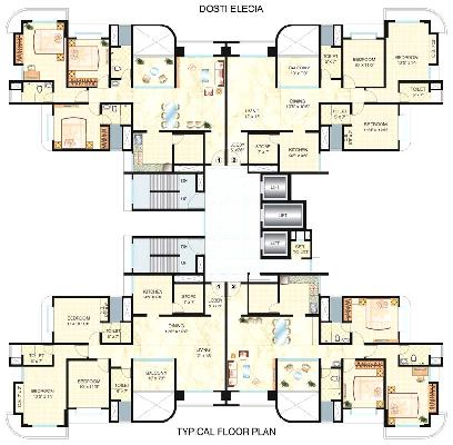 Dosti Imperia, Thane - 2/3 BHK Apartments