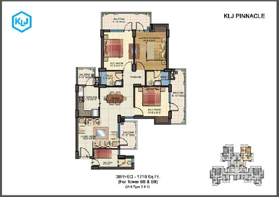 KLJ Pinnacle, Faridabad - KLJ Pinnacle