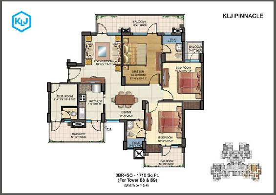 KLJ Pinnacle, Faridabad - KLJ Pinnacle