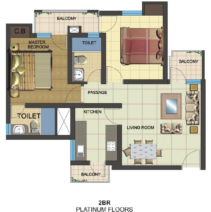 KLJ Platinum Floors, Faridabad - KLJ Platinum Floors