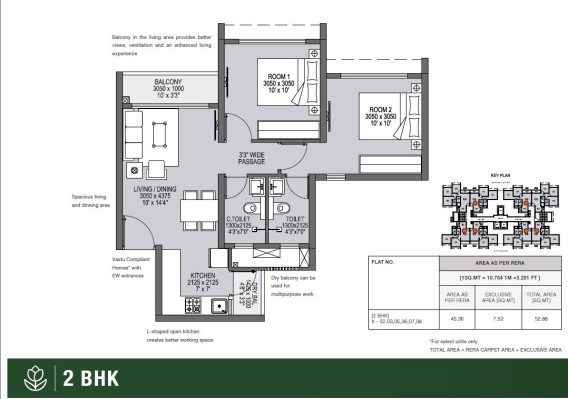 Godrej Park Greens, Pune - 2/3 BHK Apartments
